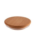 Couvercle pour bocal Weck, bois de hêtre, set de 12