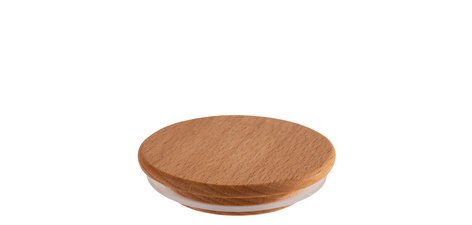 Couvercle pour bocal Weck, bois de hêtre, set de 12