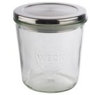 Couvercle pour bocal Weck, acier inoxydable