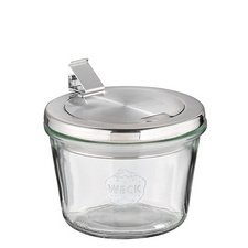 Inmaakpot Weck met deksel, 370 ml, set van 2