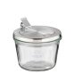 Bocal Weck avec couvercle en inox - Lot de 2