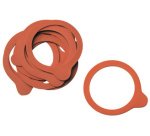 Joint en caoutchouc pour bocal Weck, 108 x 108 x 2 mm