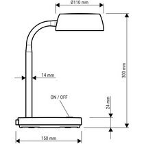 Lampe de bureau à LED abby