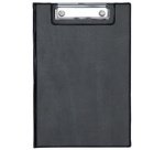 Porte-bloc à pince plastifié, A5, noir