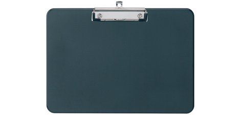 Porte-bloc, plastique PS avec pince, A4 paysage