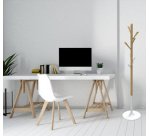 Portemanteau 'PMTREE', hauteur: 1.750 mm, hêtre/blanc