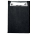 Porte-bloc plastifié, A6, noir