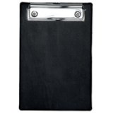 Porte-bloc plastifié, A6, noir