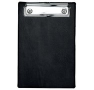 Porte-bloc plastifié, A6, noir