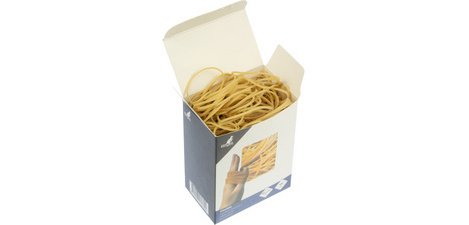 Rubber bracelets No 77, diameter 125 mm, natural