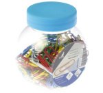 Trombone, gainé de plastique, 25 mm, assorti