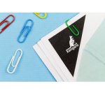 Trombone, gainé de plastique, 25 mm, assorti