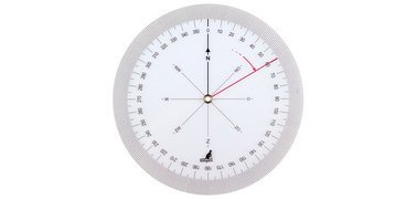 Rapporteur de navigation, diamètre: 126 mm