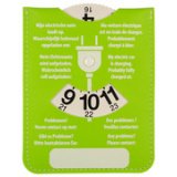 Disque de stationnement et de recharge, bleu/vert