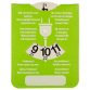 Disque de stationnement et de recharge, bleu/vert