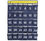 Pochette murale pour smartphones, avec 30 poches