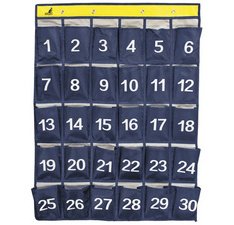 Pochette murale pour smartphones, avec 30 poches