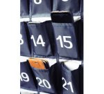 Pochette murale pour smartphones, avec 30 poches