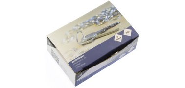 Anneau porte-clé, métal, diamètre: 20 mm, argent