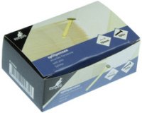 Attache parisienne à tête ronde, cuivré, 12 mm