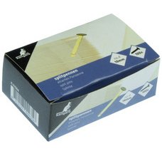 Attache parisienne à tête ronde, cuivré, 19 mm