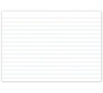 Fiches bristol, 148 x 105 mm, ligné, blanc