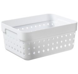 SEOUL ORGANIZER L storage basket, white