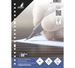 Feuillets mobiles, 165 x 210 mm, ligné, 300 pages