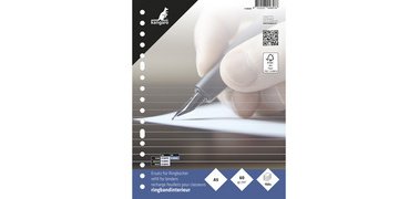 Feuillets mobiles, 165 x 210 mm, ligné, 300 pages