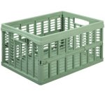 Caisse de rangement pliante, PP, 32,5 litres, noir