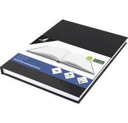 Cahier, A5, 160 pages, ligné, noir