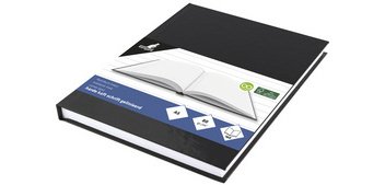 Notebook, A5, 160 pages, lined, black