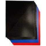 Cahier, A5, quadrillé 10 mm, assorti