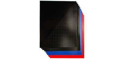 Cahier, A5, quadrillé 10 mm, assorti