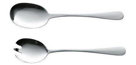 Couverts pour salade SYLVIA, 2 pièces, L: 208 mm