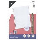 Pochette perforée, A4, PP, 0,12 mm, transparent