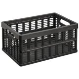 Caisse de rangement pliante, PP, 11,5 litres