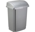 Poubelle à couvercle basculant