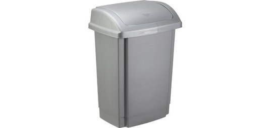 Poubelle à couvercle basculant