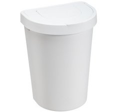 Poubelle SEATTLE, 25 litres, blanc