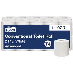 TORK Papier toilette en petit rouleau, grand paquet, blanc