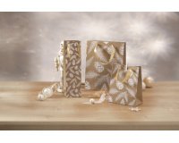 Sac cadeau de Noël 'Pine Cones and Pine branches'