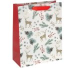 Sac cadeau de Noël 'Christmas Motifs Watercolor' petit