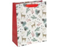 Sac cadeau de Noël 'Christmas motifs watercolor'