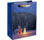 Sac cadeau de Noël 'Christmas Chapel', petit