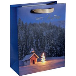 Sac cadeau de Noël 'Christmas Chapel', grand