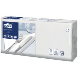 TORK Lunchservet, 328 x 325 mm, 3-laags, wit