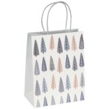Sac cadeau de Noël 'Pine trees', grand