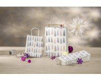 Sac cadeau de Noël 'Pine trees', grand