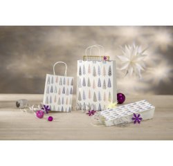 Sac cadeau de Noël 'Pine trees', petit